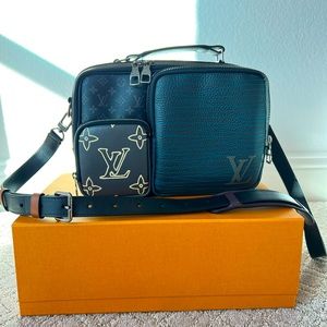 Louis Vuitton Monogram Eclipse Patchwork Messenger Bag
